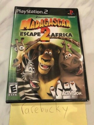 Madagascar: Escape 2 Africa (Playstation 2 PS2) NEW SEALED Y-FOLD MINT, RARE!