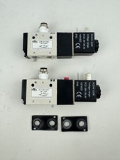 x 2 NITRA AVS-3212-24D SINGLE SOLENOID VALVE 24V, 1/4" NPT, 3-PORT, 2-POSITION