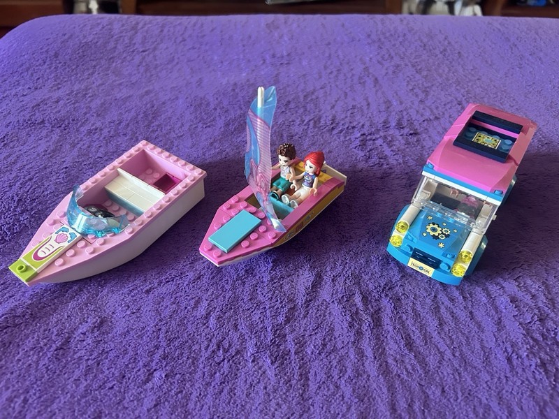 Lego Friends Boat & Vehicle lot