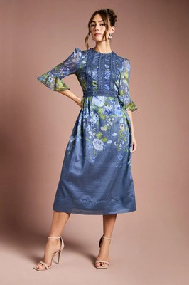 Coast Blue Fit & Flare Kleid Damen Anlass Kleider