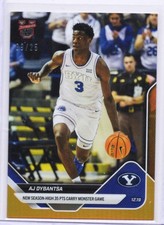 2025 Topps Bowman U Now AJ Dybantsa #35 Orange Foil /25 BYU Cougars Rookie Card