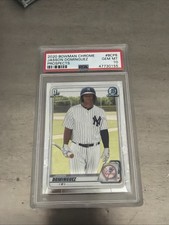 Jasson Dominguez  2020 Bowman Chrome 1st BCP-8 Mega Box Refractor PSA 10 Yankees