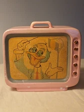 VINTAGE DISNEY DAN BRECHNER COIN BANK, "LUDWIG VON DRAKE" - 1961 RARE good cond.