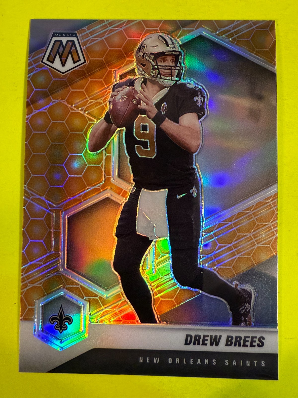 DA106576 2021 Panini Mosaic Honeycomb #143 Drew Brees 