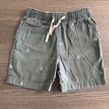 J.Crew Crewcuts Boys Shorts Size 7 Elastic Waist Drawstring Pockets Teal