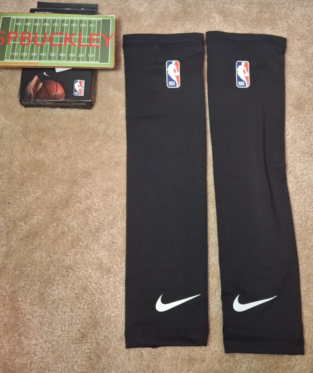Nike NBA パッド付きシューティングアームスリーブ L/XL ブラック 25+ Nba Sleeve In Basketball Protective Gear for sale | Updated