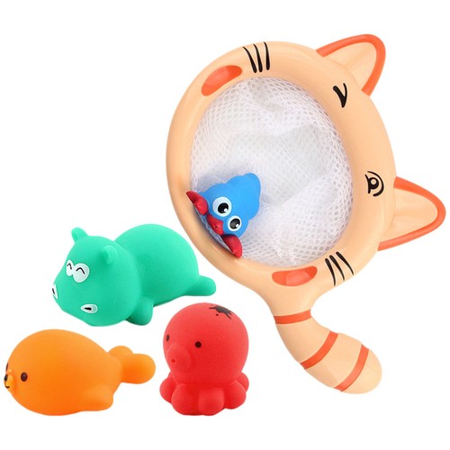 1 Juego de Juguetes de Dibujos Animados Niños Animal Baño Juguete Red de Pesca Juguetes de Baño Juguetes de Ducha - Imagen 6 de 12