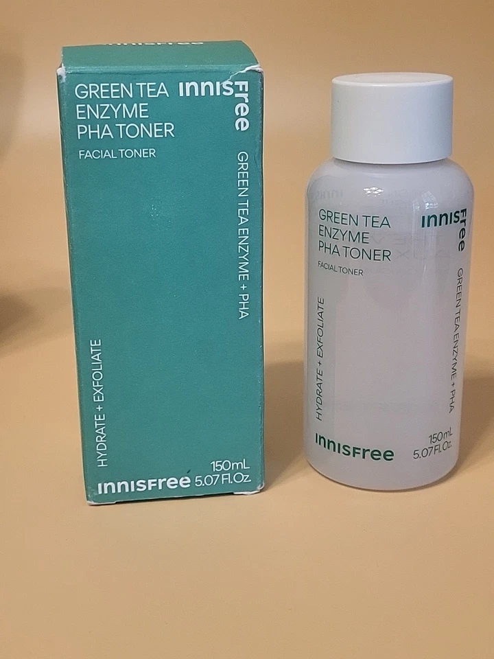Tónico PHA enzima té verde Innisfree 5,07floz/150 ml dañado usado caja abierta leer Foto 2 de 4