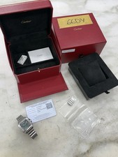 Cartier Santos Stainless Steel Green Dial 35mm Automatic Mens Watch WSSA0061 14