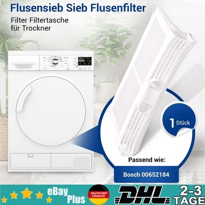 00652184 Flusensieb für Trockner für Siemens Bosch Balay Constructa Neff 652184