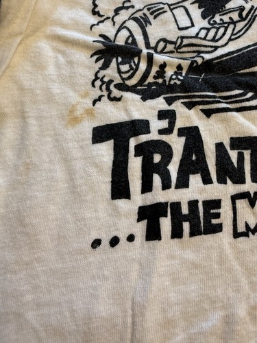 Vntg 1960s T’rantula Wild Fuel Drag Coupe Monogram Tshirt S Tom Daniel Thrashed - Picture 6 of 13