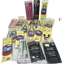 Lot 22 NEW & Used Circular Knitting Needles Metal Boye Skacel Lion Susan Bates