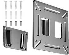 Monitor Wall Mount for 14 -27 TVs LED LCD Flat Screen, Small TV Mount