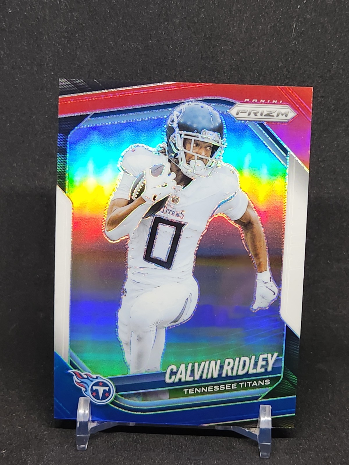 2025 Panini Prizm - #220 Calvin Ridley - Red White Blue Prizm
