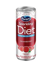Ocean Spray Sparkling Diet Cranberry Juice Drink, 11.5 Fl Oz , 4 Ct, Pk of 24.