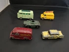 MATCHBOX LESNEY LOT OF FIVE MODELS INC COMMER NESTLE'S VAN--Y623