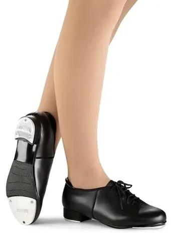 Balera Dancewear Lace Up Tap Dance Leather Round Toe Unisex Shoes Womens 7 - Picture 1 of 2