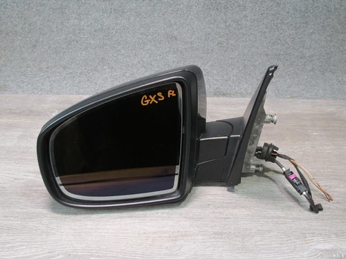 2008-2014 BMW E71 E72 X6 LEFT EXTERIOR SIDE VIEW MIRROR GLASS DISCOLORATION
