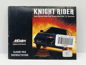 Knight Rider NES (Nintendo Entertainment System, 1989) CIB Complete - Tested