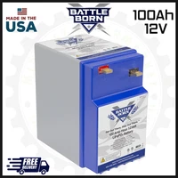 Battle Born 100Ah 12V GC2 LiFePO4 Deep Cycle Battery | For RV and Off Grid Power