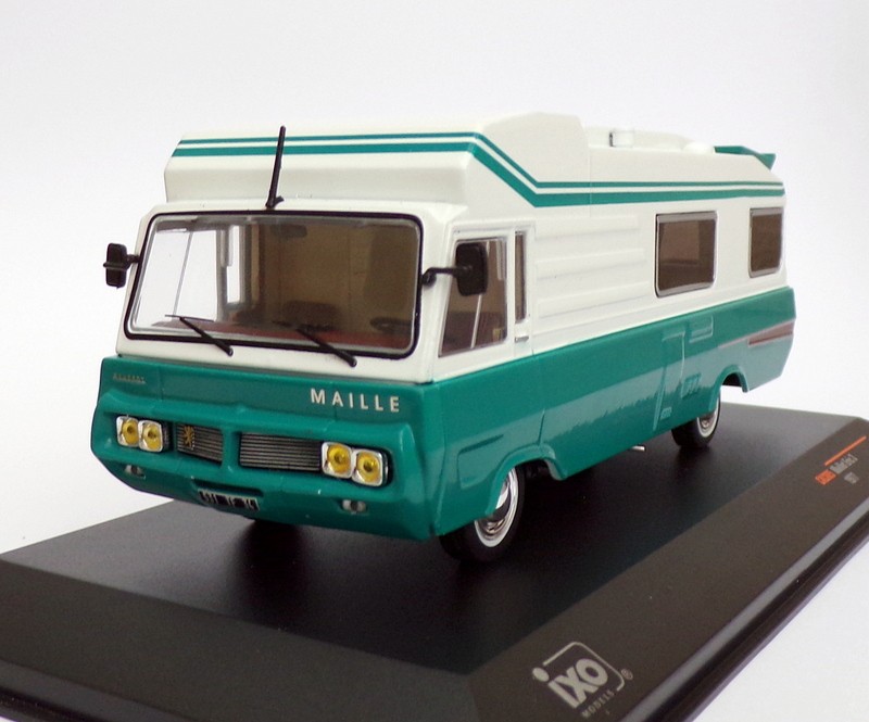 Ixo 1/43 Scale CAC005 - 1977 Maillet Eric 3 Camper - Green/White