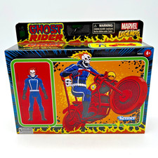 Hasbro Marvel Legends Retro Kenner 3.75 GHOST RIDER & MOTORCYCLE Figure NEW