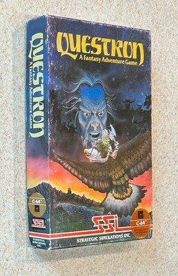 QUESTRON Fantasy Adventure Game (Commodore 64) -- Strategic Simulations Inc