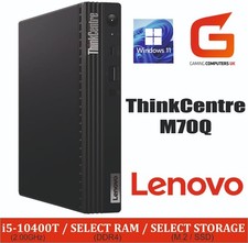 Lenovo M70q Mini PC  i5-10400T 2.00GHz 16/32GB RAM SSD/M.2 W11 - CHOOSE YOUR OWN