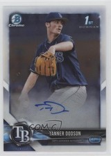2018 Bowman Draft Chrome Draft Pick Tanner Dodson #CDA-TD Auto 1rb3