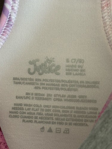JUSTICE Dance Tank Top Size 7-8 - Picture 4 of 4