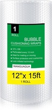 Bubble Packing Wrap for Moving Boxes Shipping Cushioning Supplies 1 Roll 12" ...