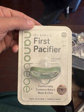 Nanobebe Baby Pacifiers 0-3 Month - Orthodontic Curves Comfortably Wi