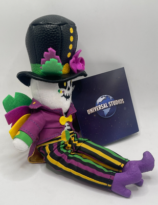 Universal Studios Mardi Gras Baron Tonton Skeleton Shoulder Pal