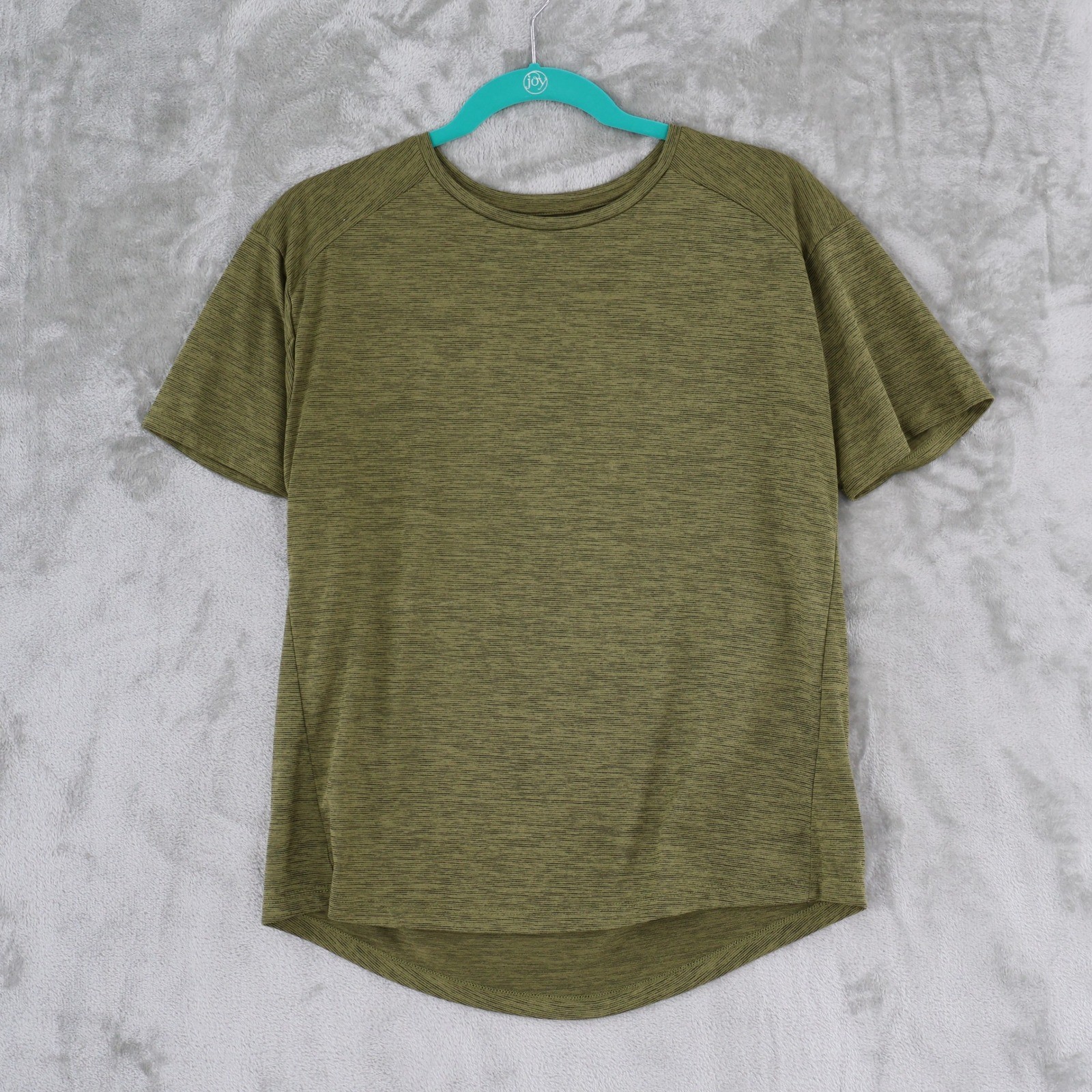 REI Co-op Space Dye Active Tee Womens Medium Green  Short Sleeve Hiking Shirt