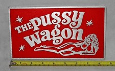 The Pussy Wagon Cast Aluminum Car Club Plaque