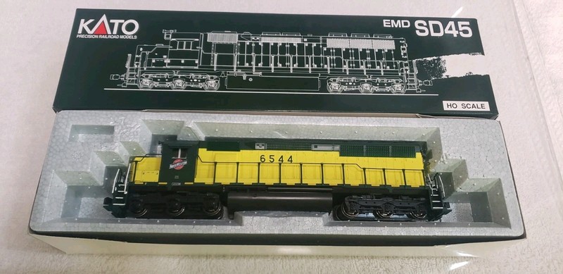 HO SCALE KATO EMD SD45 C&NW CHICAGO & NORTH WESTERN #6544 DIESEL LOCOMOTIVE🔥🔥 
