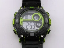 Vintage Armitron 330ft LCD Watch w/ Band Pro Sports MD12259 New Battery