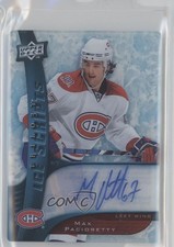 2009-10 Upper Deck Trilogy Ice Scripts Max Pacioretty #IS-MP Auto 1pc9