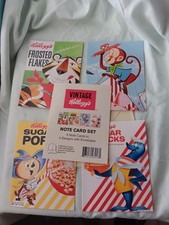 Juego de tarjetas de notas Kellogg 2005 reproducción multicolor tema cereal