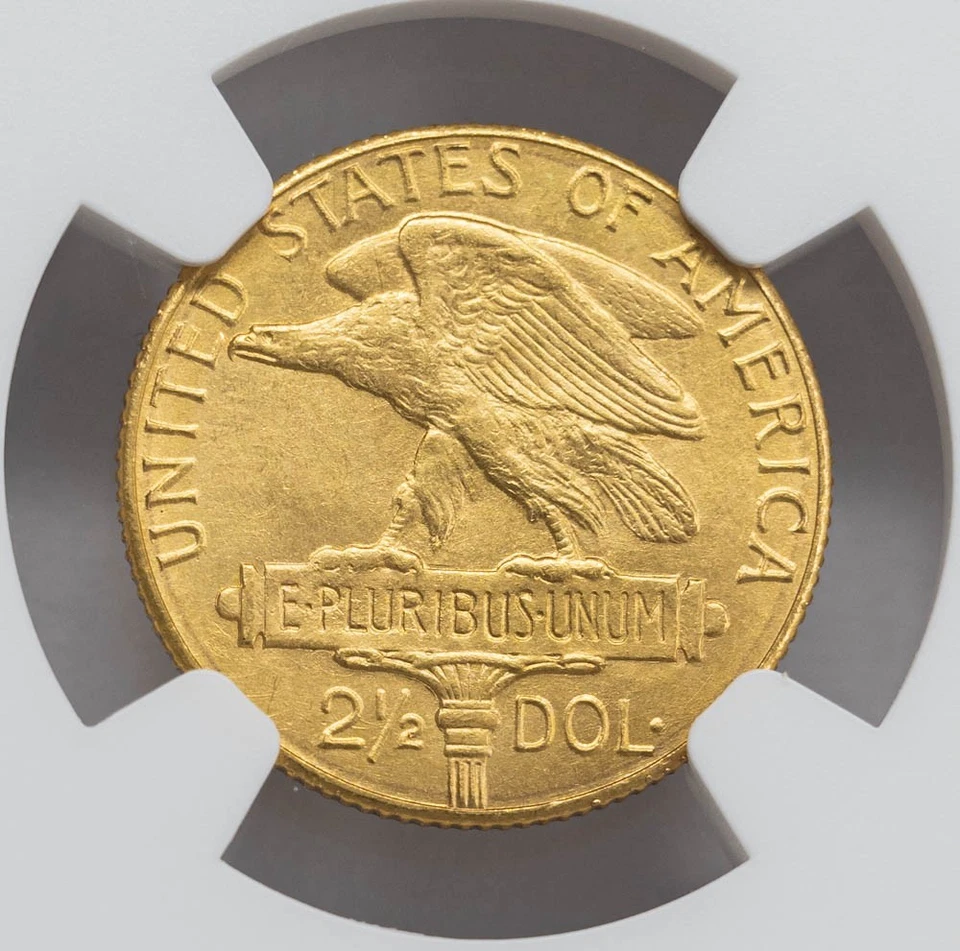 1915-S $2 1/2 Panama Pacific Gold $2.5 MS66 NGC 950696-9 - Image 4 of 4