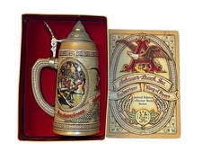Vintage Anheuser Busch Budweiser Limited Edition M Series 9.5" Beer Stein 09978