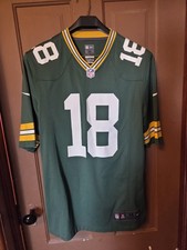 Nike On Field Green Bay Packers #18 Randall Cobb Jersey Sz Medium Football NFL