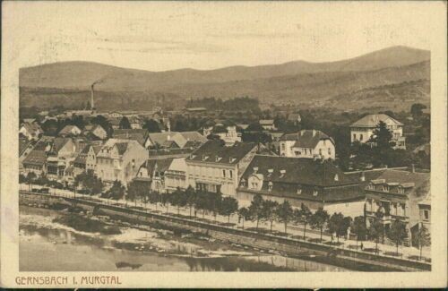 Ansichtskarte Gernsbach Murgtal 1918 (Nr.9329) -VII