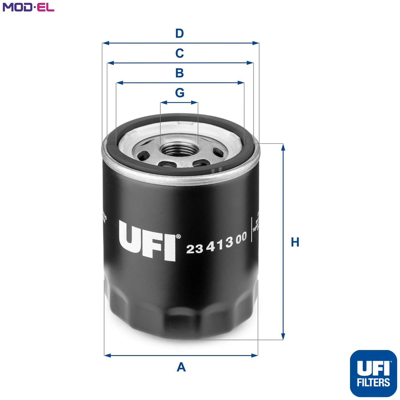 Ufi Filters 23.413.00 Oil Filter - Image 3