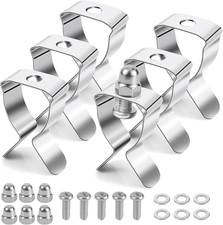 Heavy Duty 6Pcs Window Well Cover Clips for Basement Egress Windows