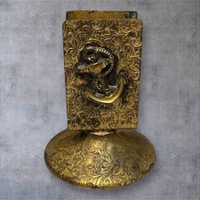 Vintage Apollo Brass Nautical Anchor Match Holder Stand A859