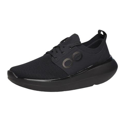 09012024-166 OOFOS WOMENS OOMY STRIDE SNEAKER BLACK SIZE 8 33390₽