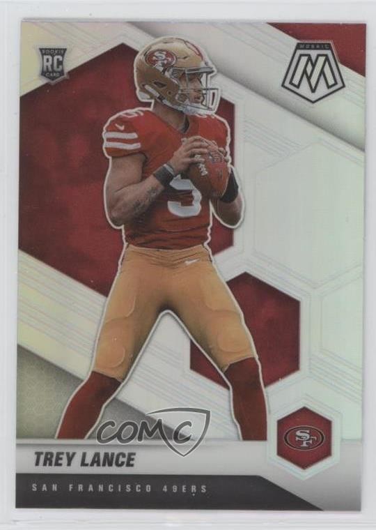 2021 Panini Mosaic Rookies Silver Prizm Trey Lance #303 0f76
