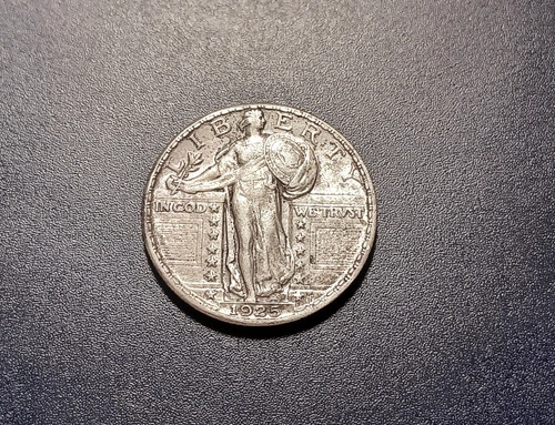 Original Very Choice AU 1925 Standing Liberty Quarter