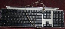 Vintage Apple PRO Keyboard Computer Mac M7803 Silver/Clear/Black Keys Ships Free